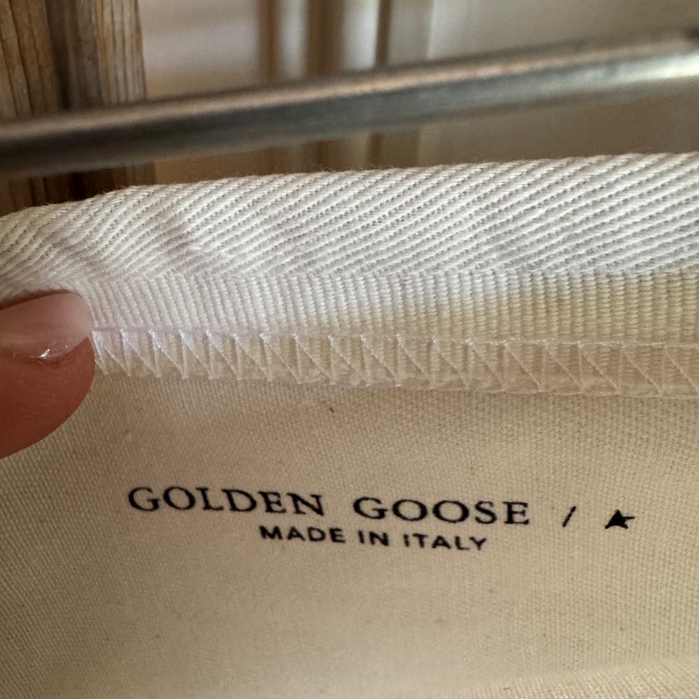 COPY - New Golden Goose White Shoe/Dust Bag - Picture 3 of 3